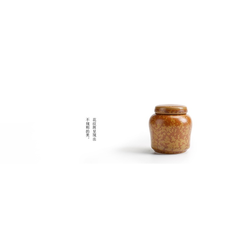 友尚迷你茶葉罐陶瓷便攜茶罐通用小存茶罐子拇指密封罐-細節圖7