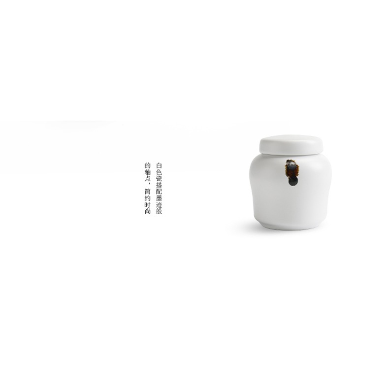 友尚迷你茶葉罐陶瓷便攜茶罐通用小存茶罐子拇指密封罐-細節圖9