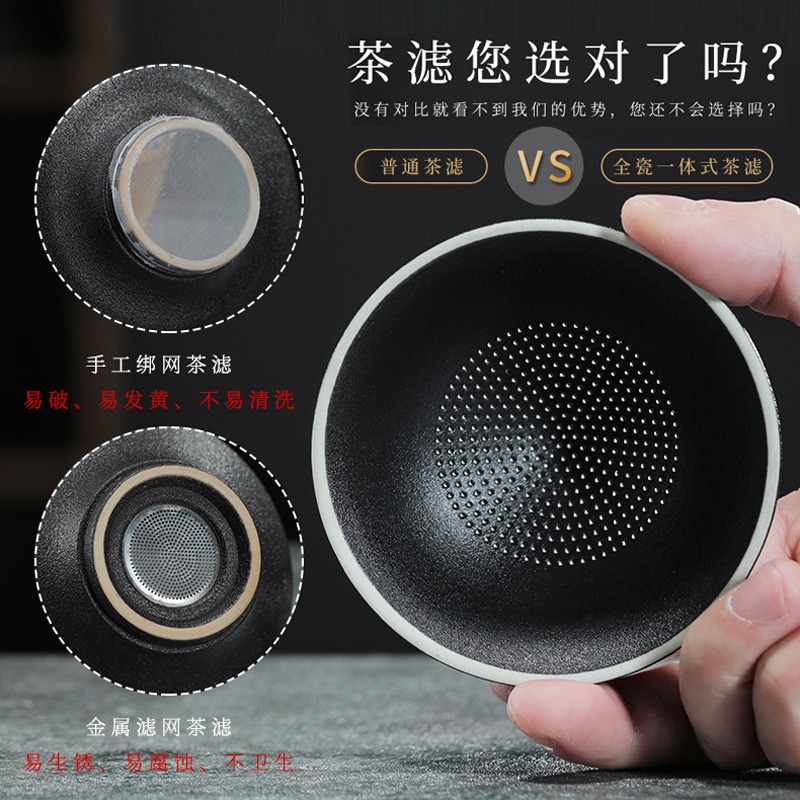 創意紫砂茶寵擺件茶濾茶葉過濾網茶漏茶隔濾茶器功夫茶具茶道配件-細節圖5