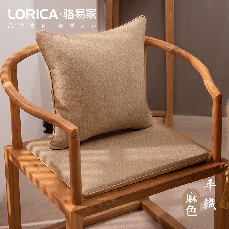 中式禪意茶椅墊茶椅坐墊紅木傢俱椅子墊沙發茶桌圈椅餐椅太師椅墊-細節圖10