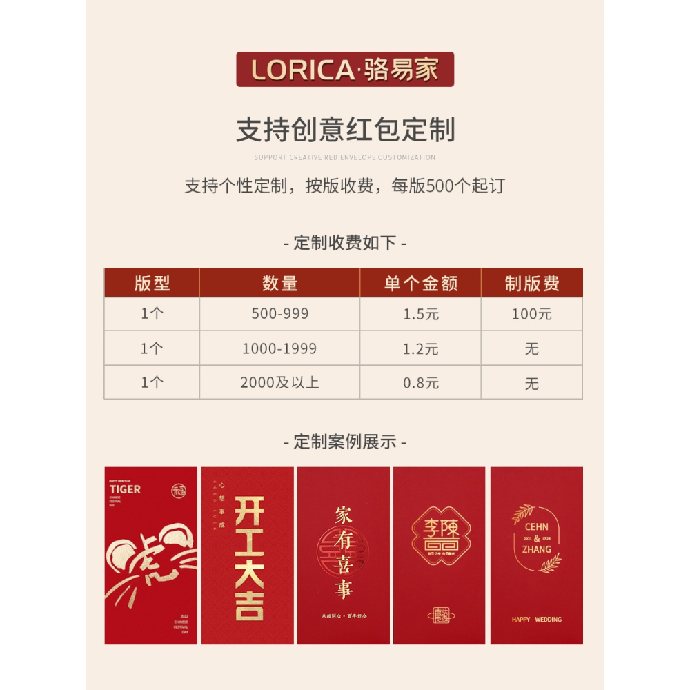 結婚紅包2022封新款利士封百元千元改口萬元創意定製婚慶用品大全-細節圖5