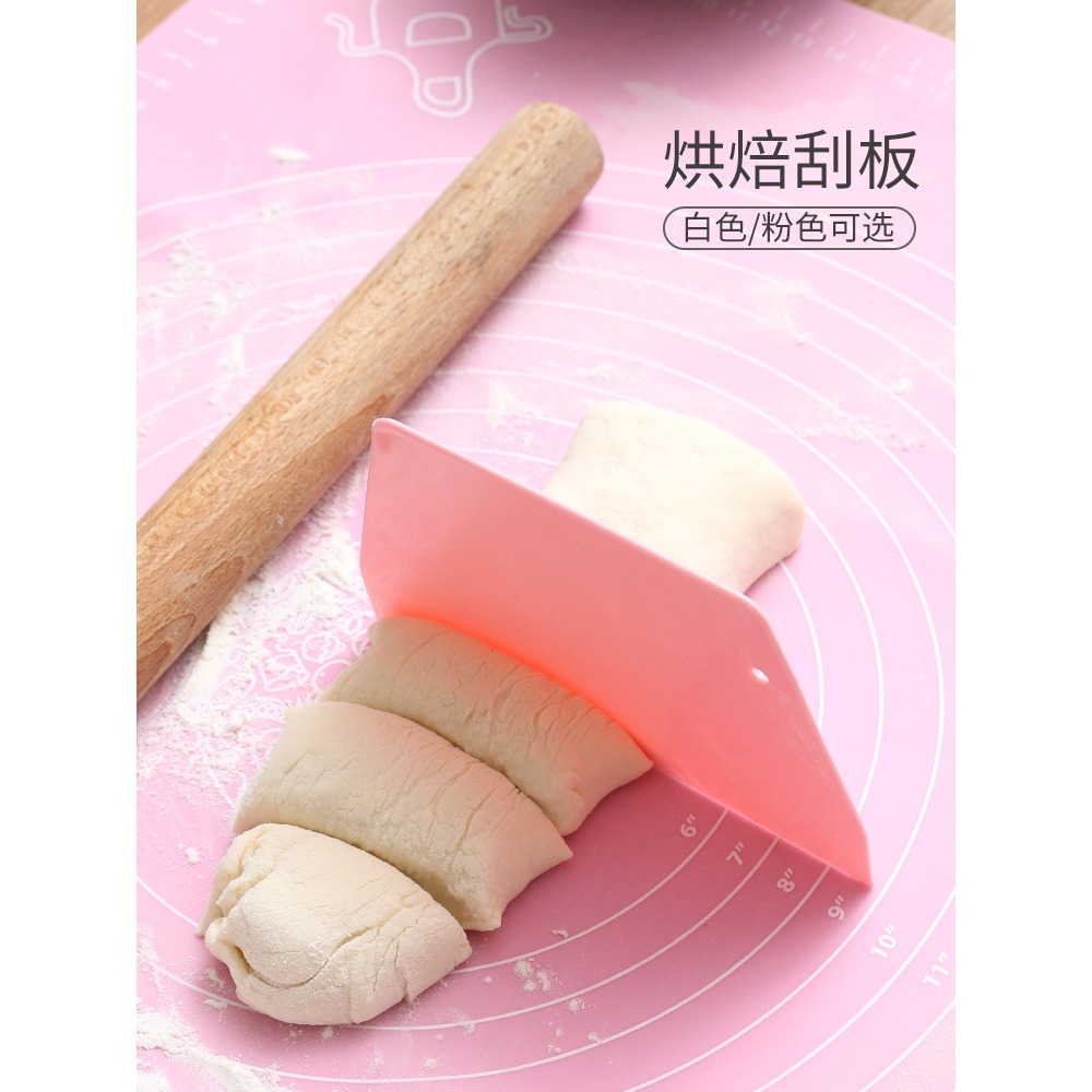 切面刀面板家用不粘塑料硅膠揉麪墊和麪搟面板案板搟麪杖腸粉刮板-細節圖2