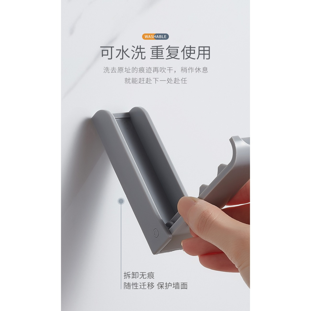創意可折疊門後掛鉤家用隱形掛衣鉤衣帽鉤塑料壁掛衣架衛生間粘鉤-細節圖9