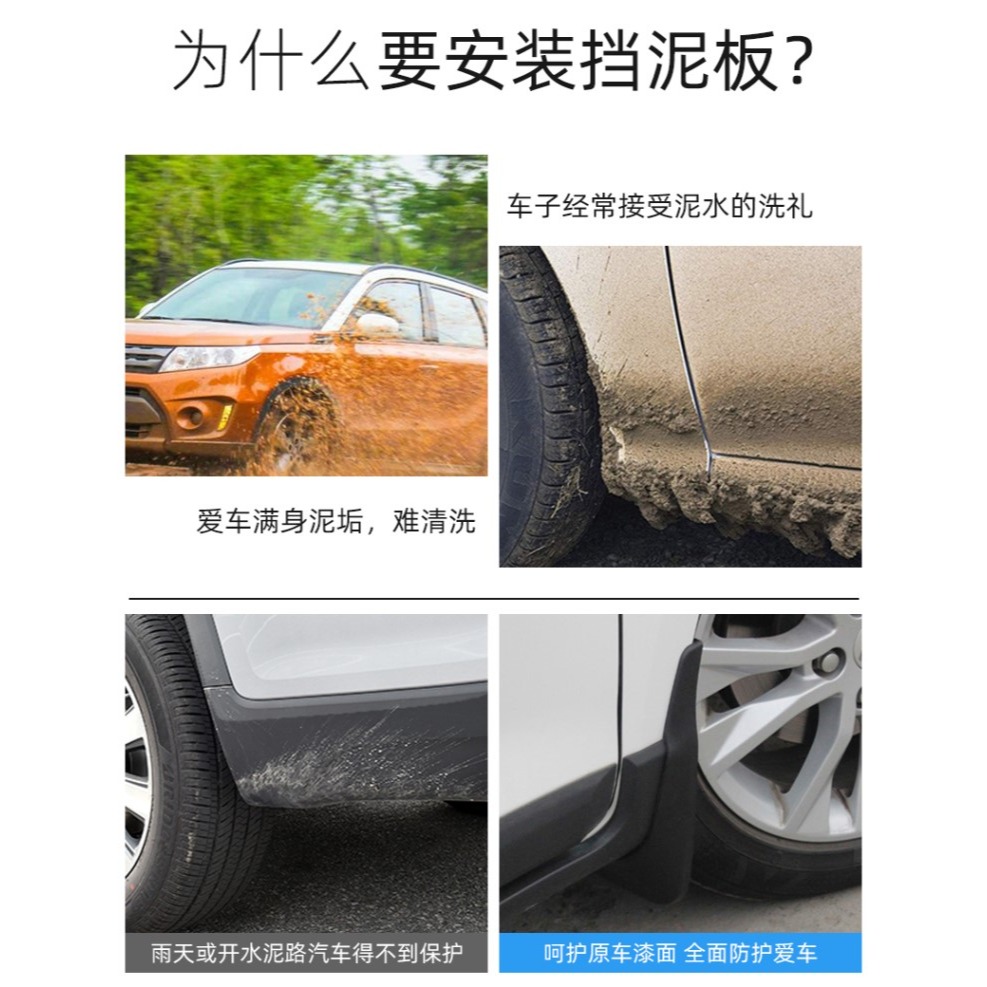 三代哈弗H6國潮改裝二代21款哈佛大狗6汽車用品M6擋泥板-細節圖10