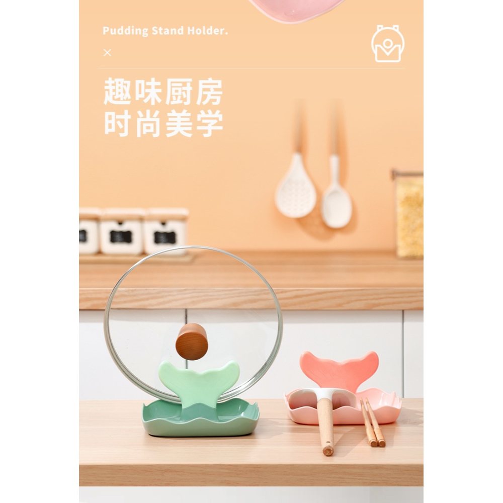 鍋蓋架多功能廚房置物架免打孔鍋鏟架坐式廚房勺子鏟子鍋蓋放置架-細節圖8