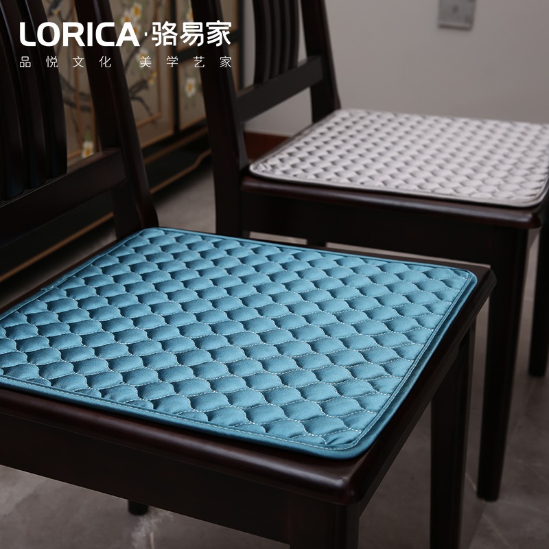 【駱易家】中式椅子坐墊屁墊薄款四季通用防滑餐椅墊板凳墊座椅墊-細節圖2