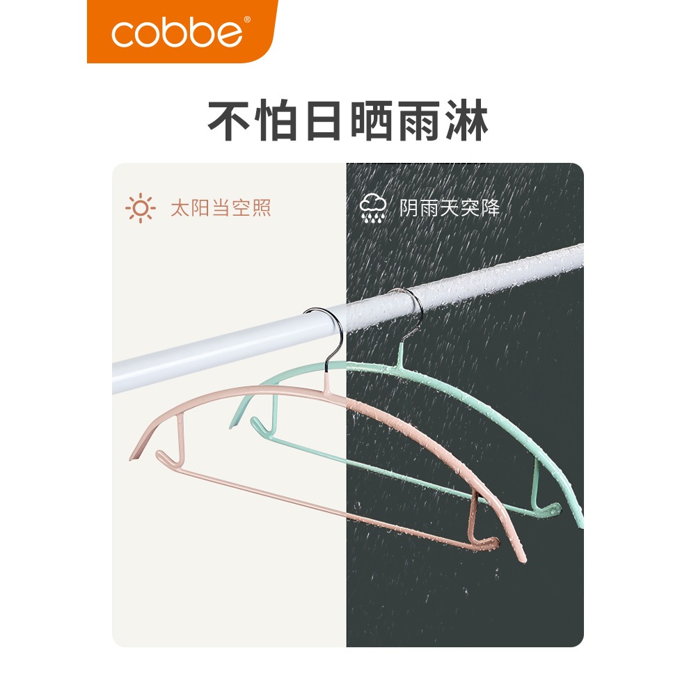 卡貝無痕衣架家用防滑防變形不起包寬肩晾衣架批發曬褲夾掛衣撐子-細節圖4
