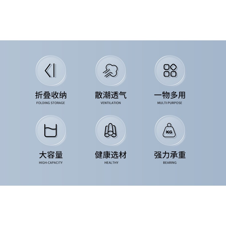 臟衣簍臟衣服收納筐家用壁掛洗衣籃子衛生間浴室放衣服折疊臟衣籃-細節圖6