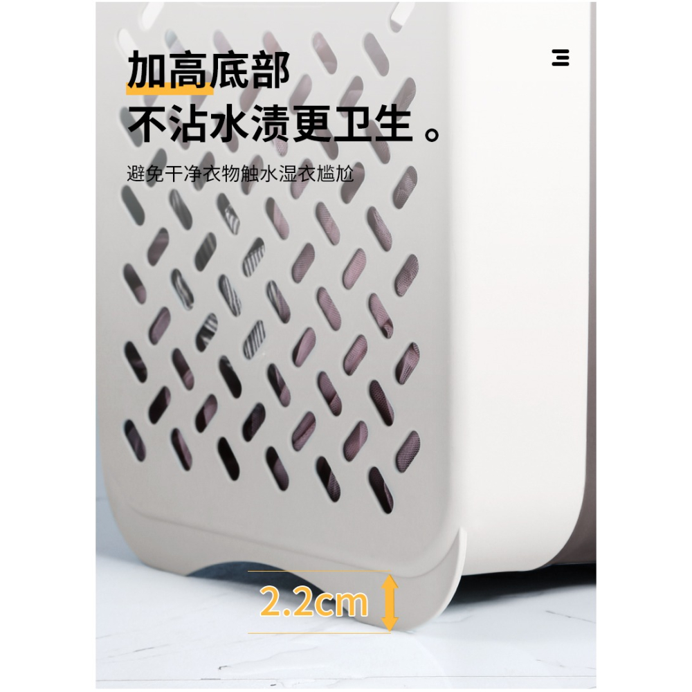 臟衣簍臟衣服收納筐家用壁掛洗衣籃子衛生間浴室放衣服折疊臟衣籃-細節圖9