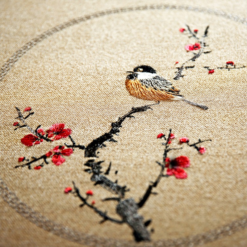 仙繡堂 紅木沙發墊中式 中國風實木傢俱坐墊定做羅漢牀墊子五件套-細節圖3
