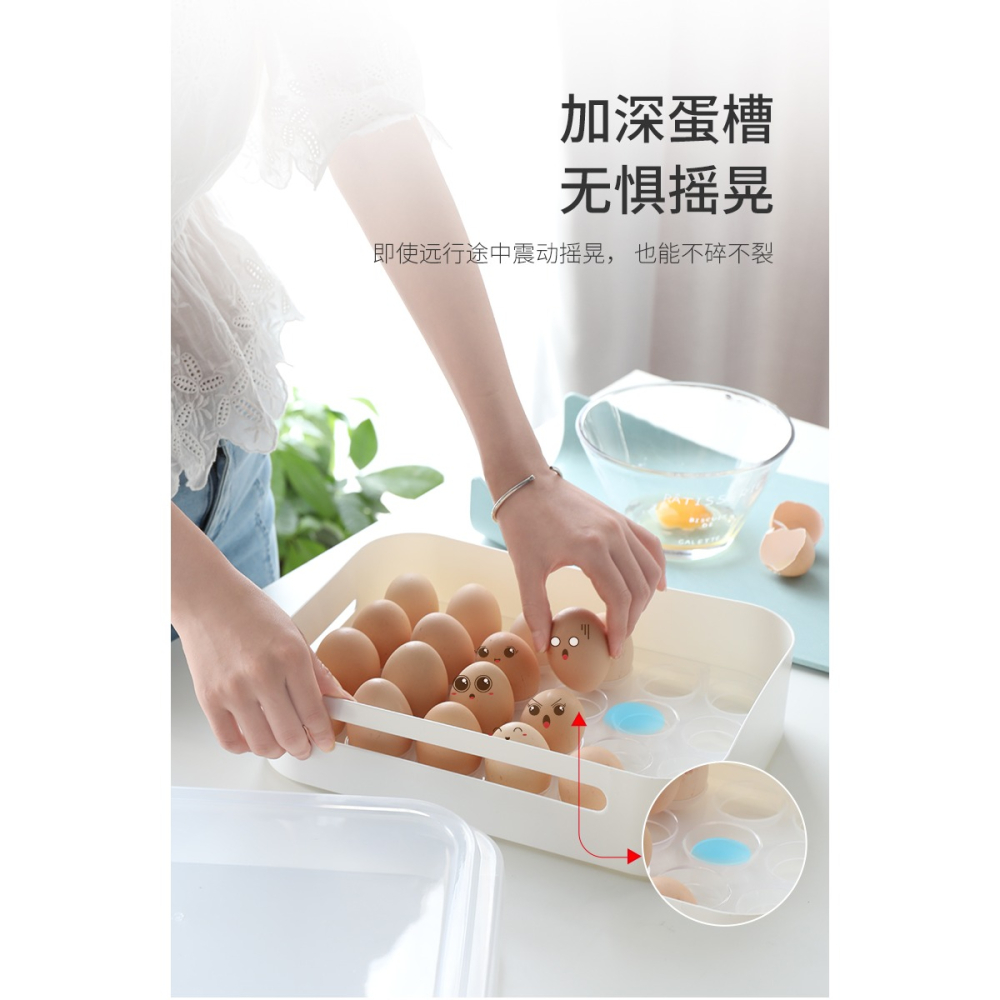 雞蛋盒餃子盒冰箱專用速凍餃子保鮮神器便當碗混沌收納密封盒託盤-細節圖7
