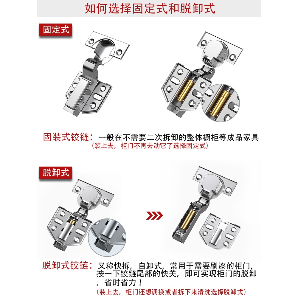 鉸鏈304不銹鋼緩沖阻尼彈簧飛機櫥櫃門中彎半蓋五金折疊衣櫃合頁-細節圖3