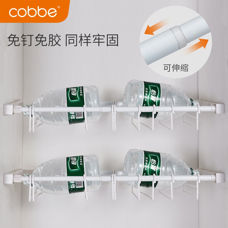 卡貝褲架多功能伸縮衣櫃褲架阻尼櫃內家用抽架衣櫃內拉籃伸縮褲架-細節圖2