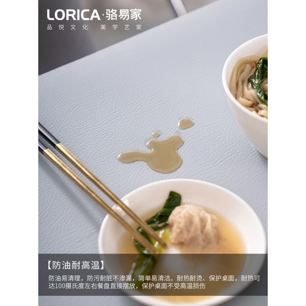 新款 餐盤墊子中國風隔熱墊花瓶墊家用皮革西餐桌墊防水防油免洗-細節圖3