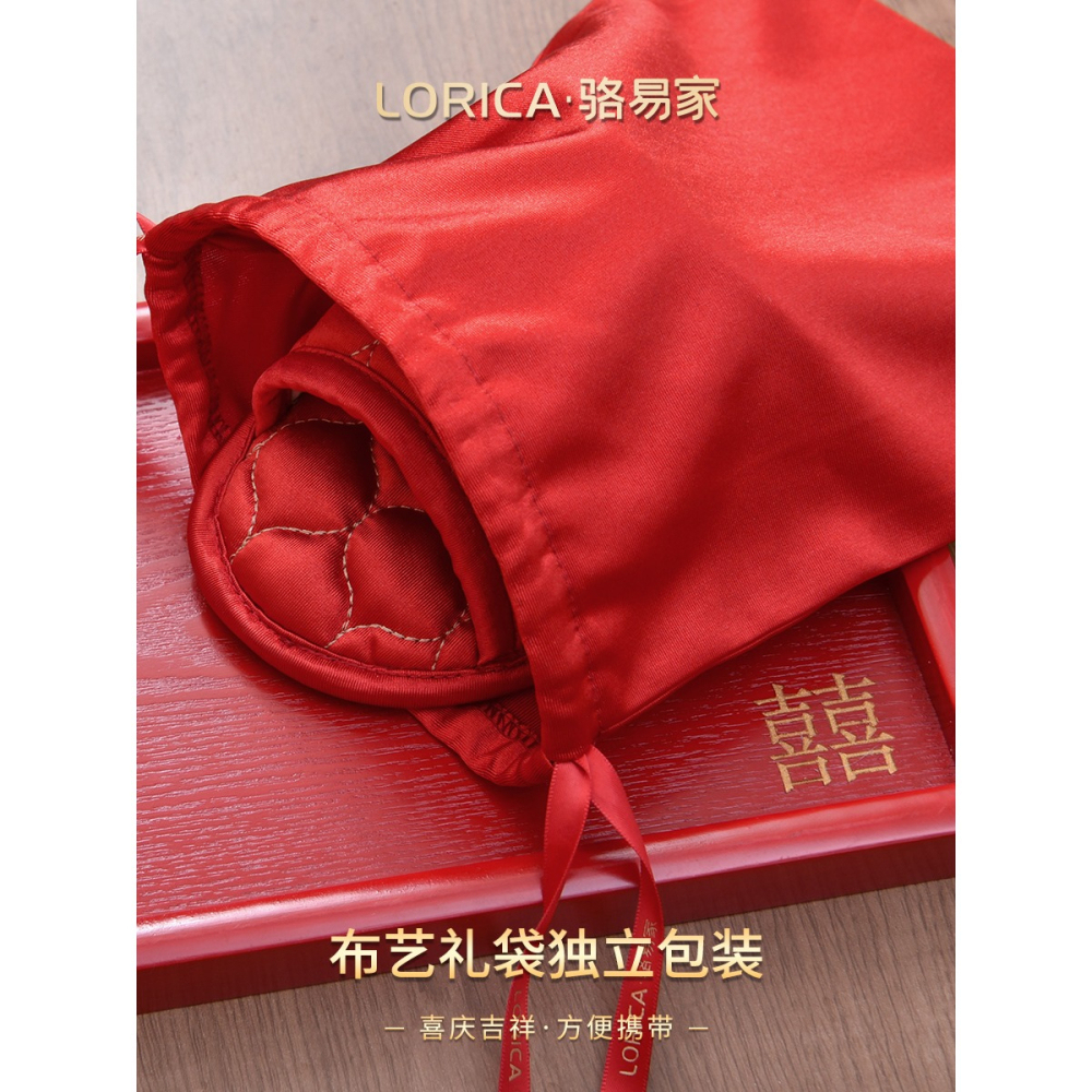 喜字刺繡結婚拖鞋結婚用品大全旗艦店喜慶紅色新娘陪嫁鞋婚慶棉拖-細節圖4