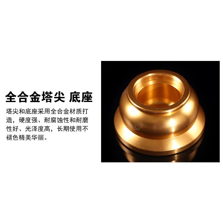 福慧緣藏傳佛教用品合金寶瓶佛塔供奉擺件可裝舍利高16cm-細節圖9