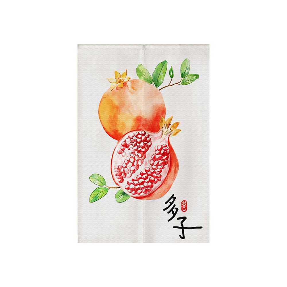 中式門簾隔斷簾擋風中國風衛生間掛簾子家用遮光臥室餐廳廚房布簾-細節圖5