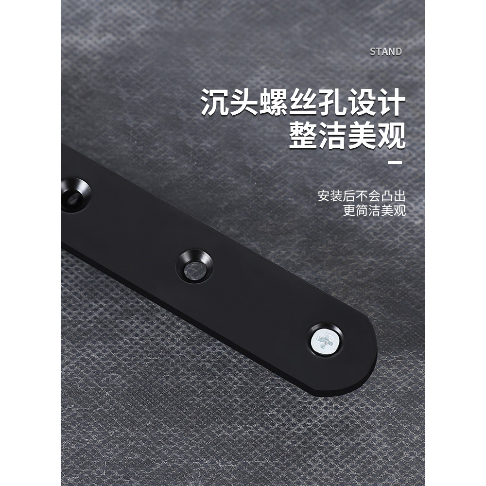 不銹鋼角碼90度直角固定器角鐵連接件層板託L型支架三角鐵支撐架-細節圖2