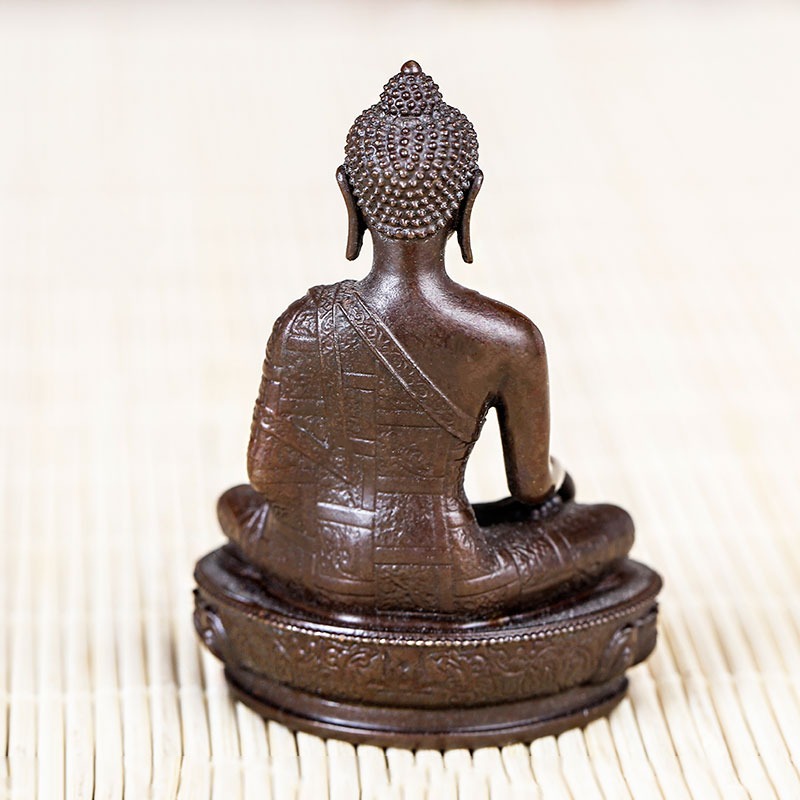 純銅不動佛像復古佛像藏傳佛教用品2寸不動佛佛像供佛擺件-細節圖2