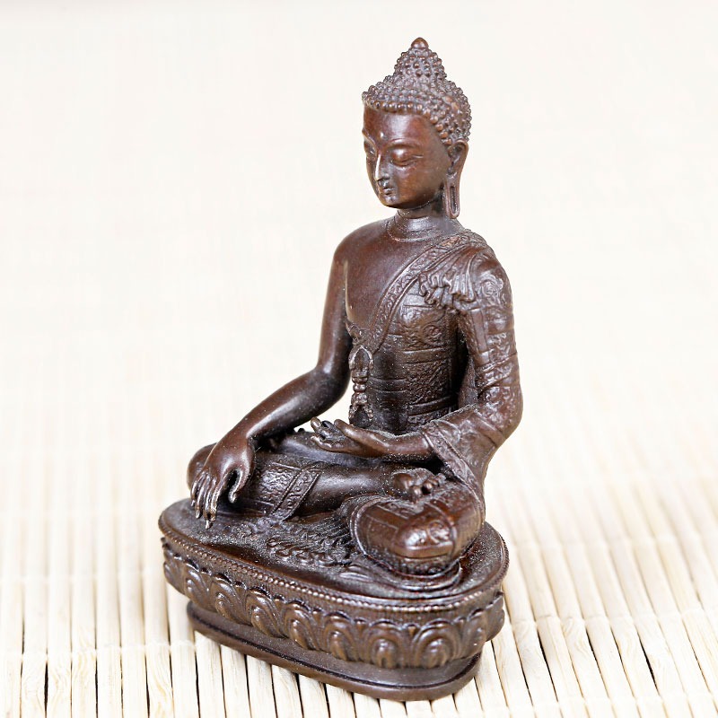 純銅不動佛像復古佛像藏傳佛教用品2寸不動佛佛像供佛擺件-細節圖3