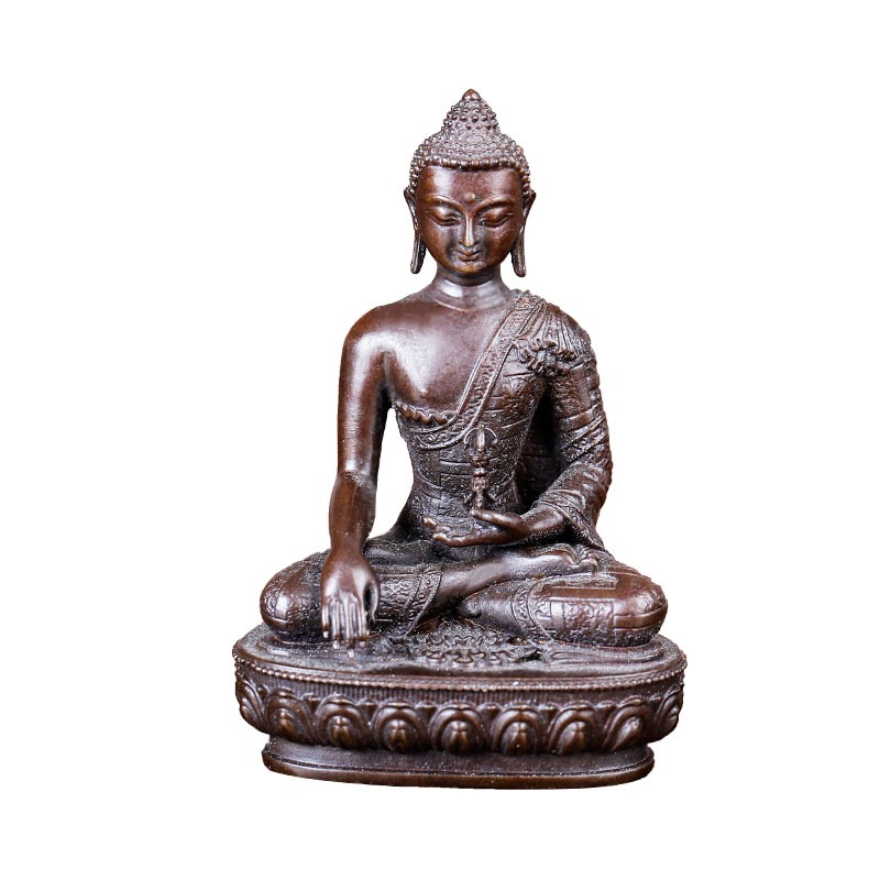 純銅不動佛像復古佛像藏傳佛教用品2寸不動佛佛像供佛擺件-細節圖4