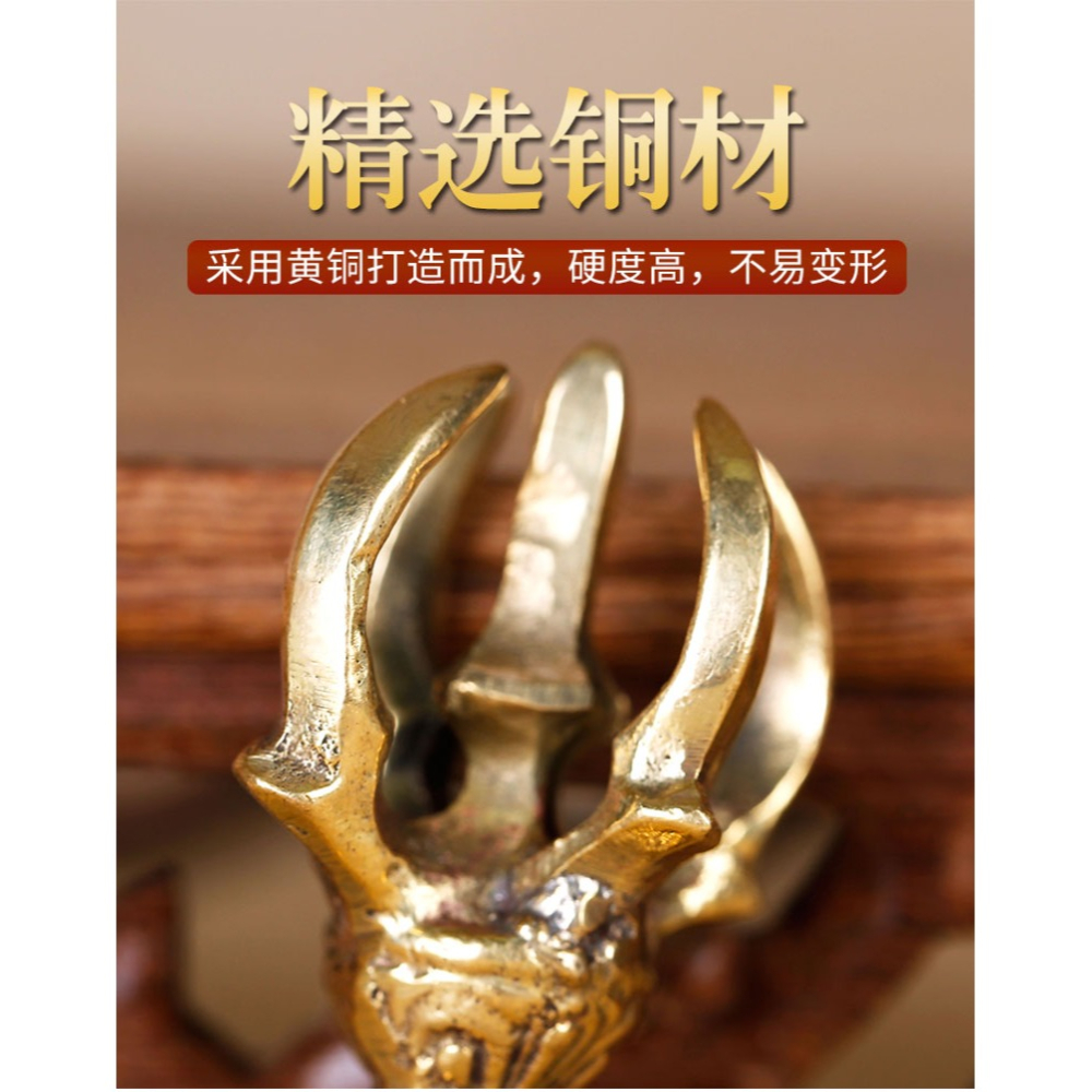 尼泊爾金剛杵純銅五股金剛杵護身五智金剛杵金剛杵掛件吊墜-細節圖6