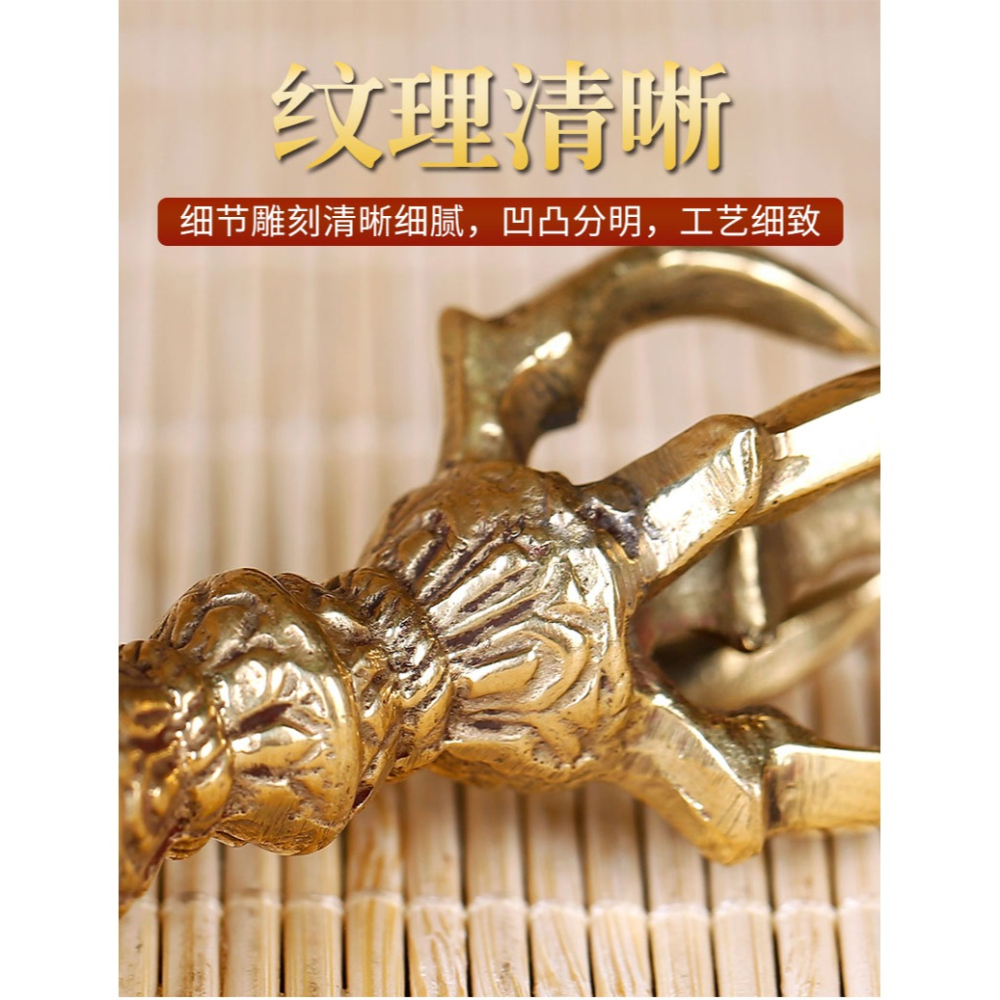 尼泊爾金剛杵純銅五股金剛杵護身五智金剛杵金剛杵掛件吊墜-細節圖7