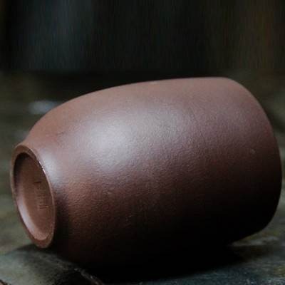 紫砂功夫茶杯宜興原礦紫泥個人主人品茗杯單紫砂杯茶碗杯子小口杯1入 --細節圖2