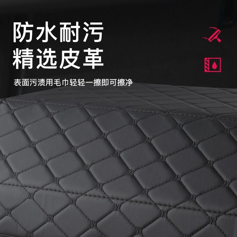 汽車後備箱儲物箱車用收納箱車載整理箱奔馳寶馬奧迪可折疊車尾箱-細節圖3
