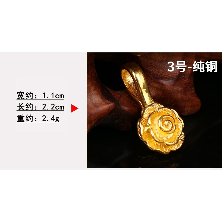 925純銀計數器卡子藏傳佛教佛珠手串diy配飾老式金剛杵計數器-細節圖9