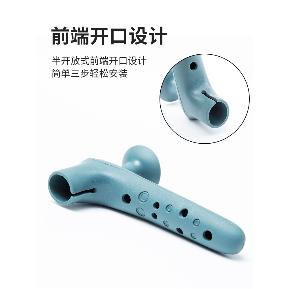 防撞門把手保護套硅膠防靜電把手套家用防磕碰套防滑門把扶手護套-細節圖2