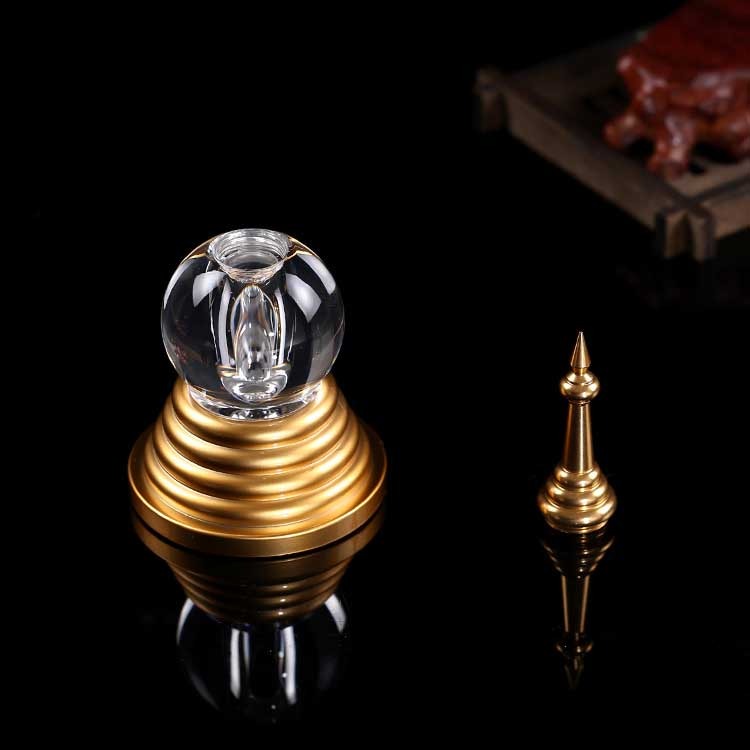 福慧緣藏傳佛教供奉合金佛塔寶瓶 擺件高12cm-細節圖3