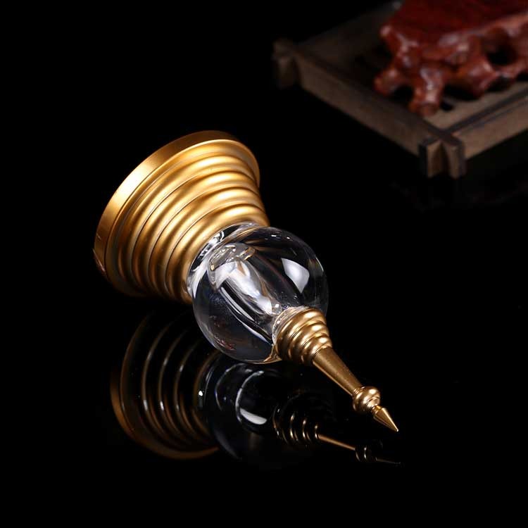 福慧緣藏傳佛教供奉合金佛塔寶瓶 擺件高12cm-細節圖4