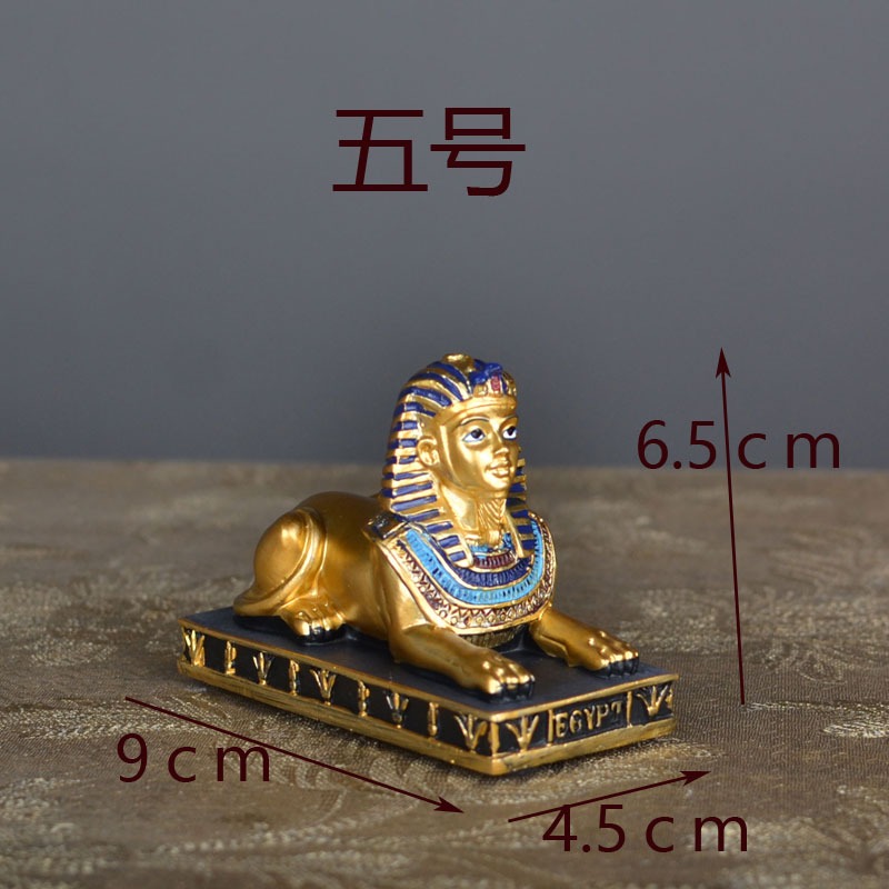 創意斯芬克斯車擺件埃及紀念品獅身人面像雕塑新款圖坦卡門伴手禮-細節圖10