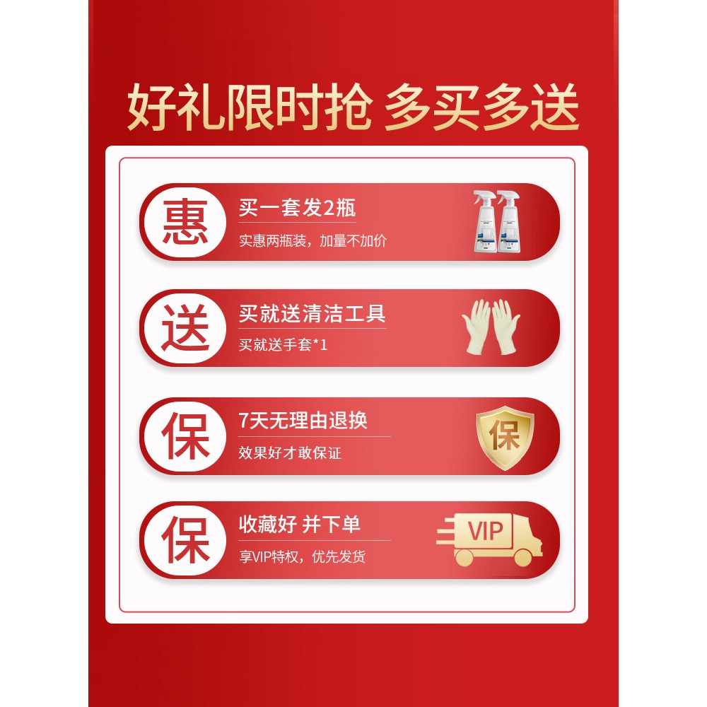 墻體除黴劑去黴斑黴菌清潔墻面除黴神器家用清除白墻去污防黴噴霧-細節圖2