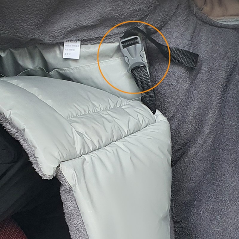 雅迪小牛愛瑪九號冬季電動車擋風被PU皮超加厚加絨雙層防雨防風罩-細節圖4