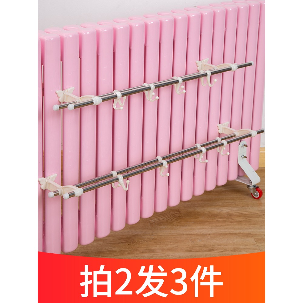 暖氣片晾衣架架子暖氣毛巾架掛衣架曬衣神器多功能家用掛鉤置物架-細節圖2