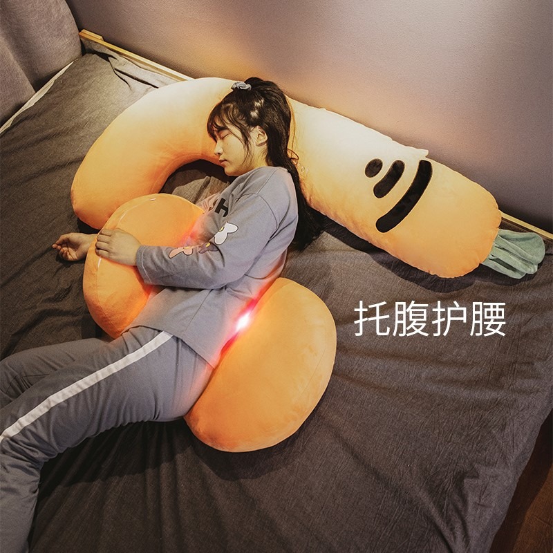 孕婦枕頭護腰側睡孕期託腹靠枕墊夾腿睡覺神器可拆洗抱枕長條枕女-細節圖4