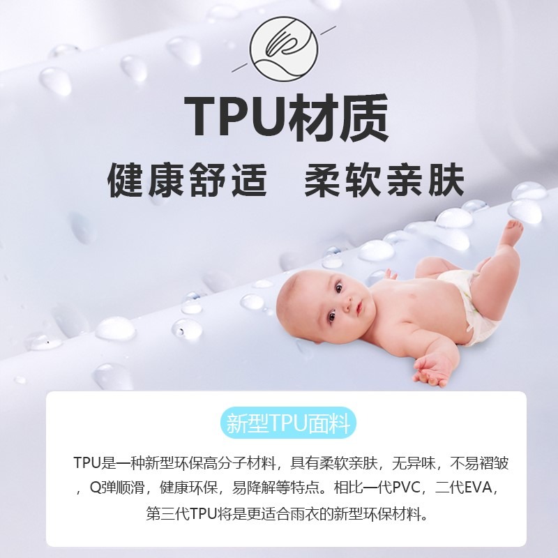 TPU雨衣女長款時尚全身防暴雨透明冬季騎行雨披戶外電動車自行車-細節圖5