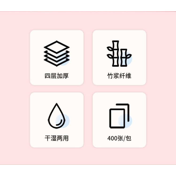 400張大包紙巾抽紙衛生紙家用實惠裝擦手紙餐巾紙 批發面巾紙-細節圖7