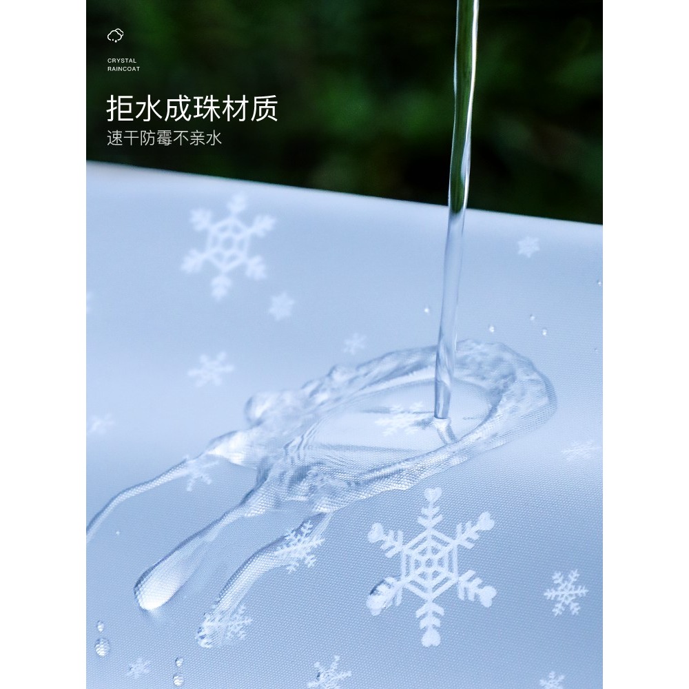 電動電瓶車透明雨衣長款全身防暴雨自行車女單人加大加厚時尚雨披-細節圖3