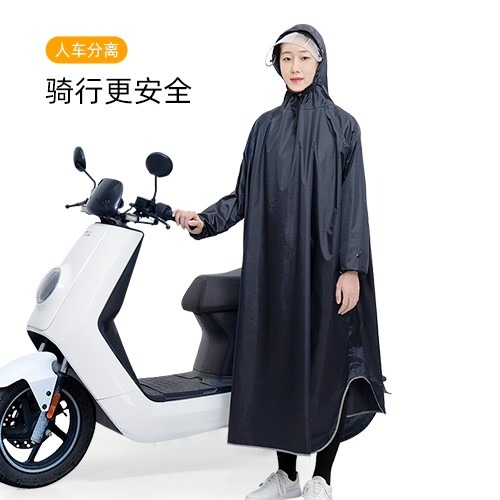 雨衣電動車長款全身防暴雨單人男摩托車新款騎行帶袖電瓶車雨披女-細節圖2