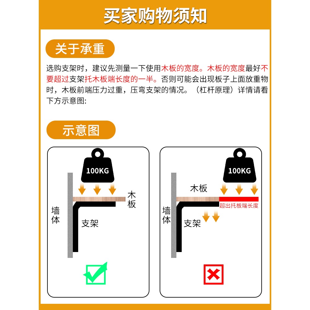 墻上直角三角支架置物架托架隔板固定層板三腳支撐架託承重角碼-細節圖5