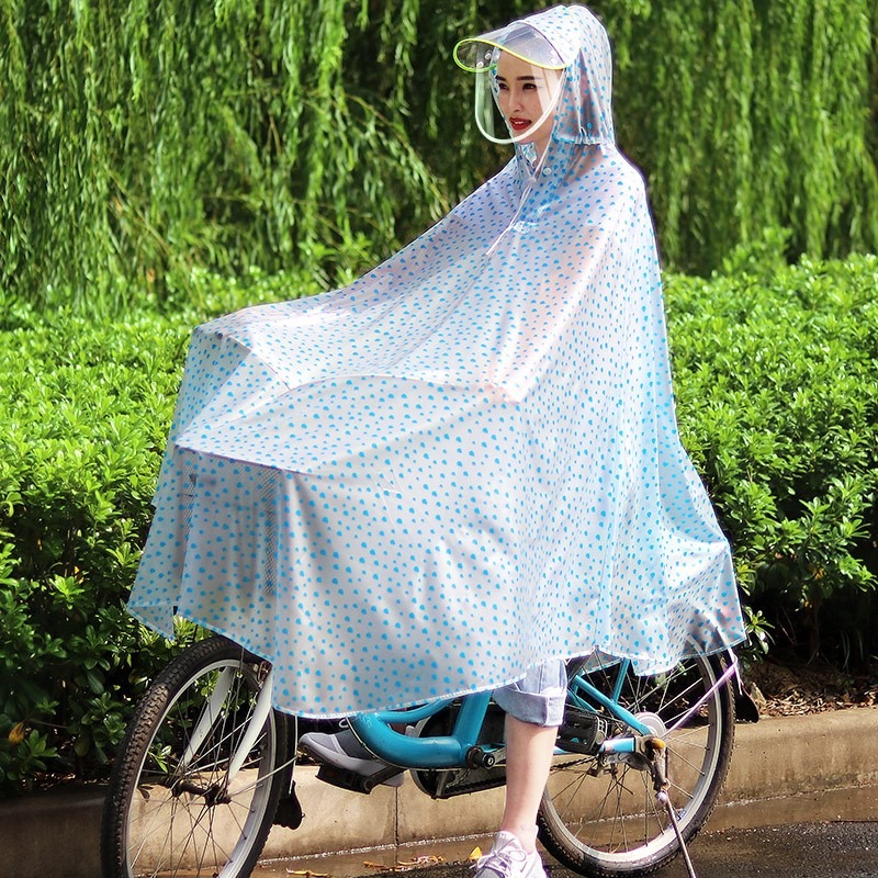 自行車雨衣男透明全身成人學生騎行騎車單人單車女夏季電瓶車雨披-細節圖5