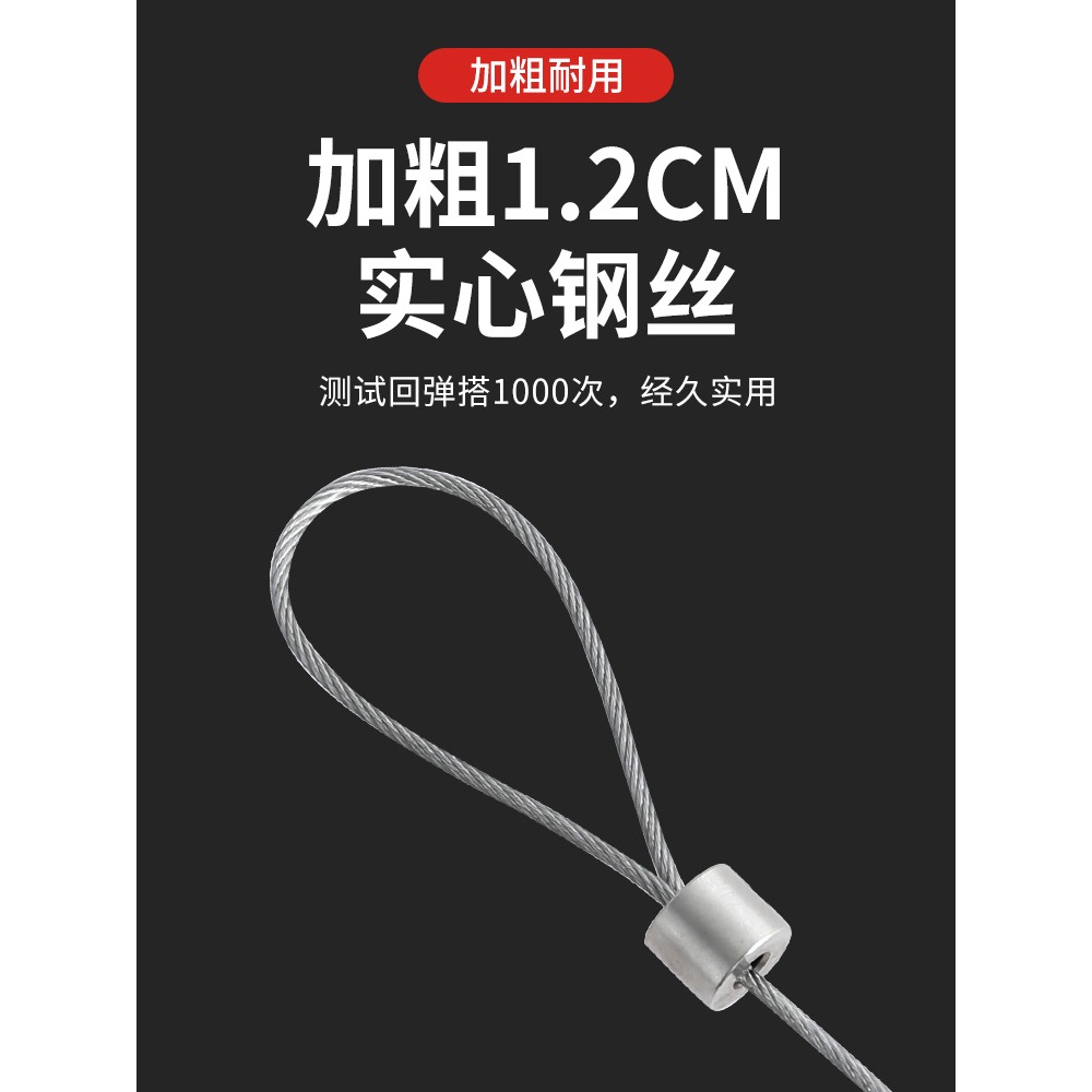 免打孔閉門器自動家用關門神器簡易拉繩大門推拉鐵門玻璃門緩沖器-細節圖3