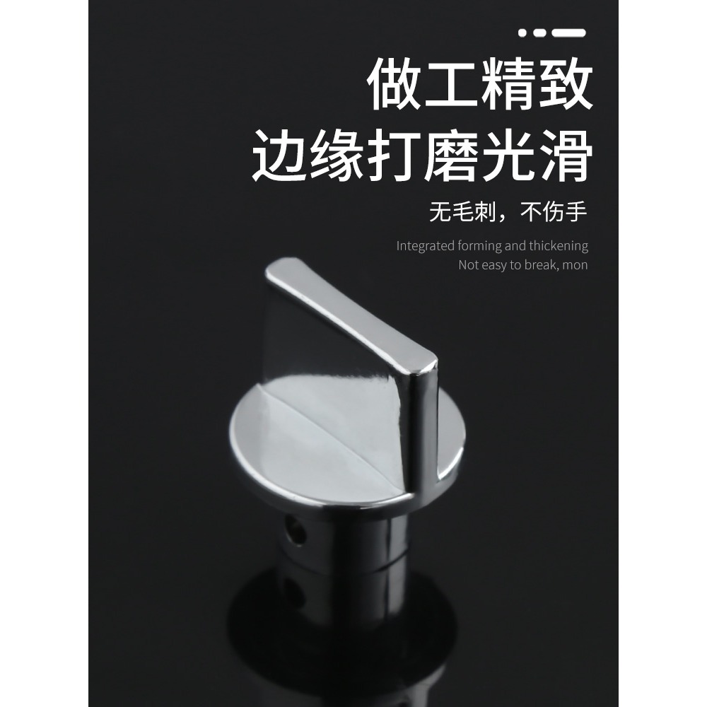 反鎖鈕防盜門鎖內反鎖旋鈕不銹鋼入戶門把手保險通用大門配件大全-細節圖4