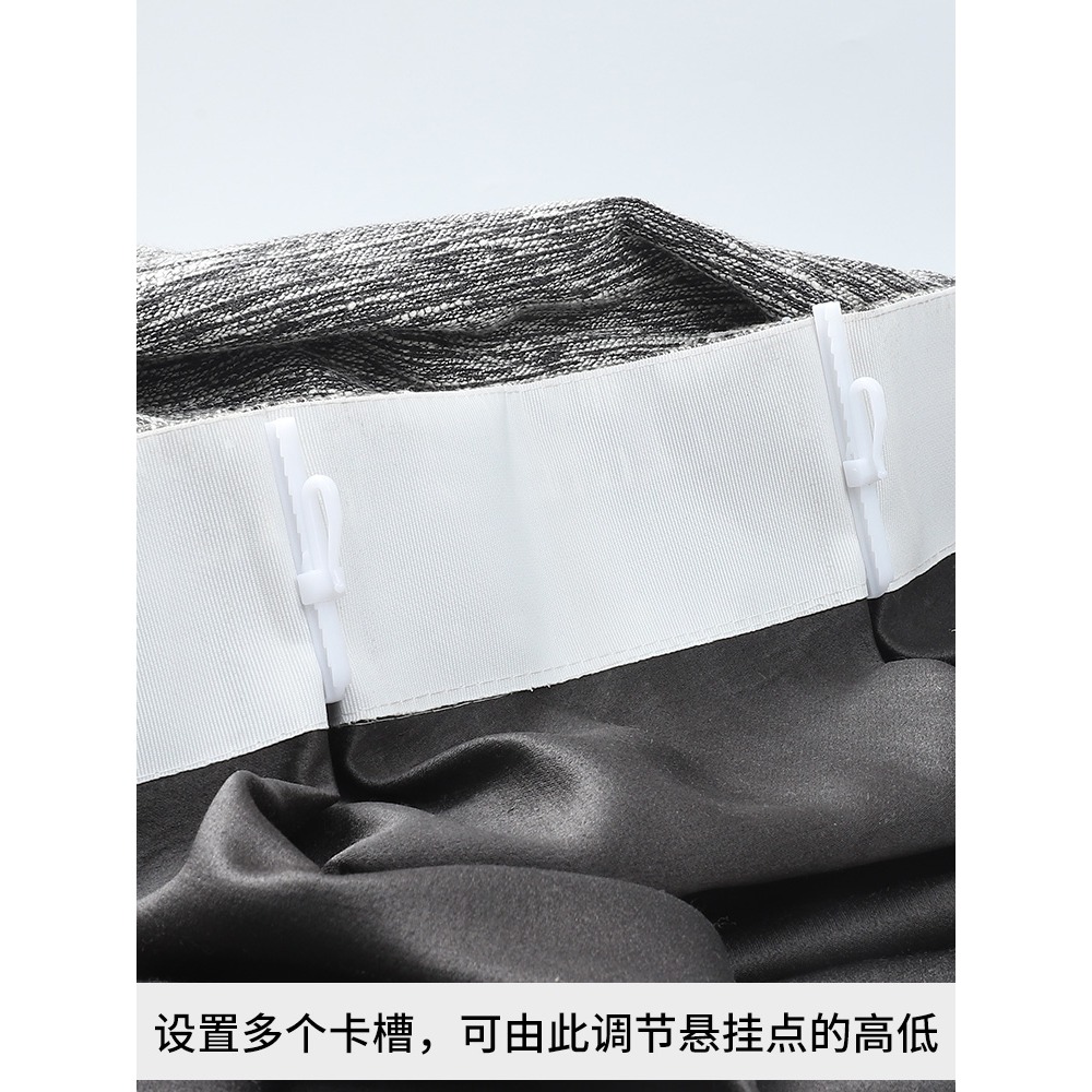 窗簾掛鉤配件可調伸縮鉤S鉤窗簾升降鉤塑料鉤子-細節圖3