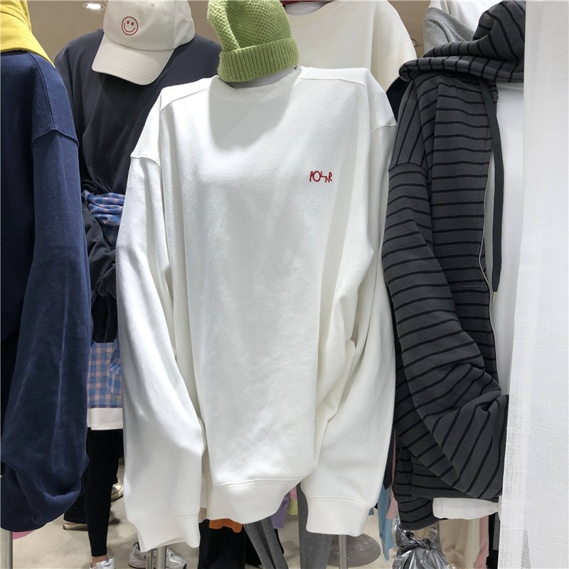 chic港味無帽衛衣女春秋寬松韓版ins潮慵懶風bf學生日系百搭上衣-細節圖2