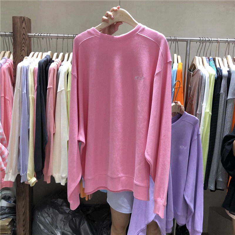 chic港味無帽衛衣女春秋寬松韓版ins潮慵懶風bf學生日系百搭上衣-細節圖4
