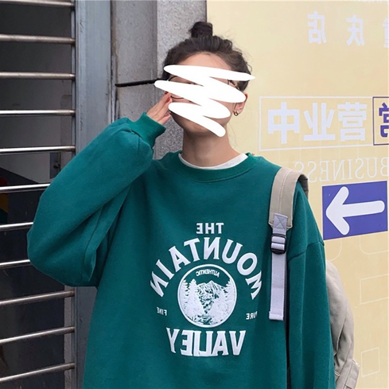 waitmore超火cec衛衣女冬ins韓版寬松bf慵懶風加絨加厚外套上衣服-細節圖4